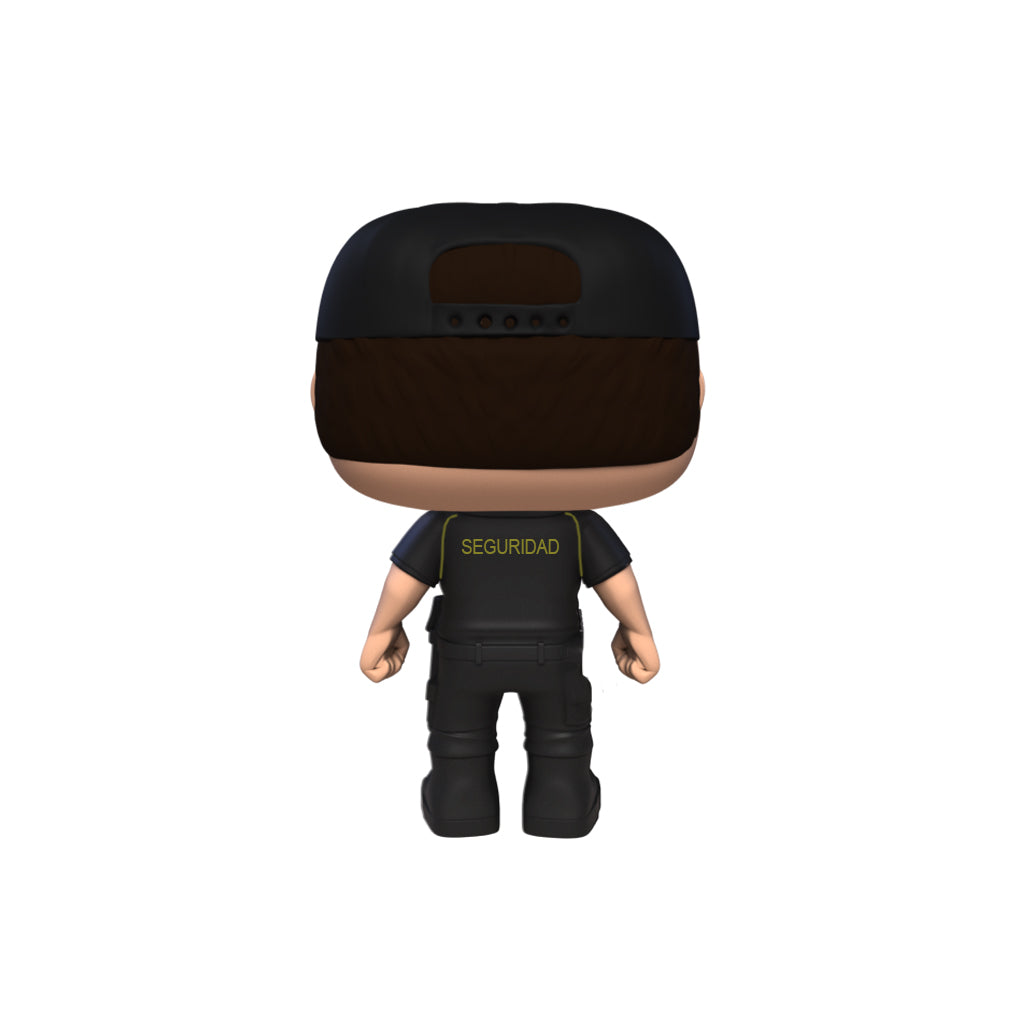 Hero Pop Vigilante de Seguridad Negro Hombre