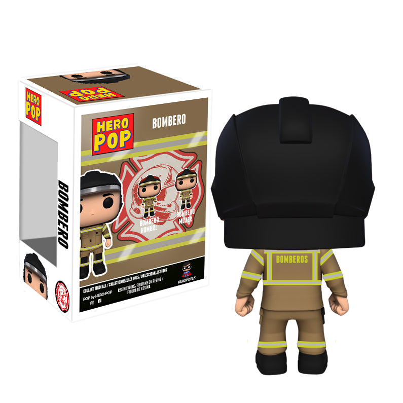 Hero Pop Bombero Marrón Hombre
