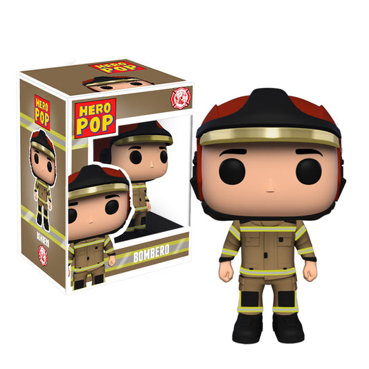 Hero Pop Bombero Marrón Hombre