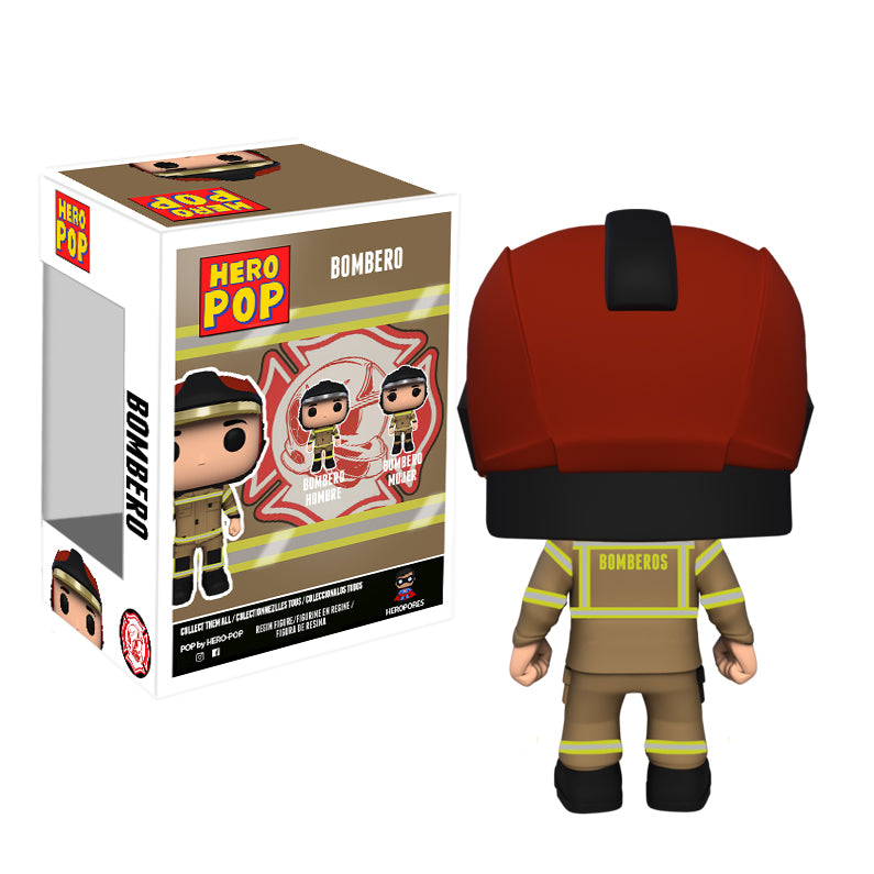 Hero Pop Bombero Marrón Hombre