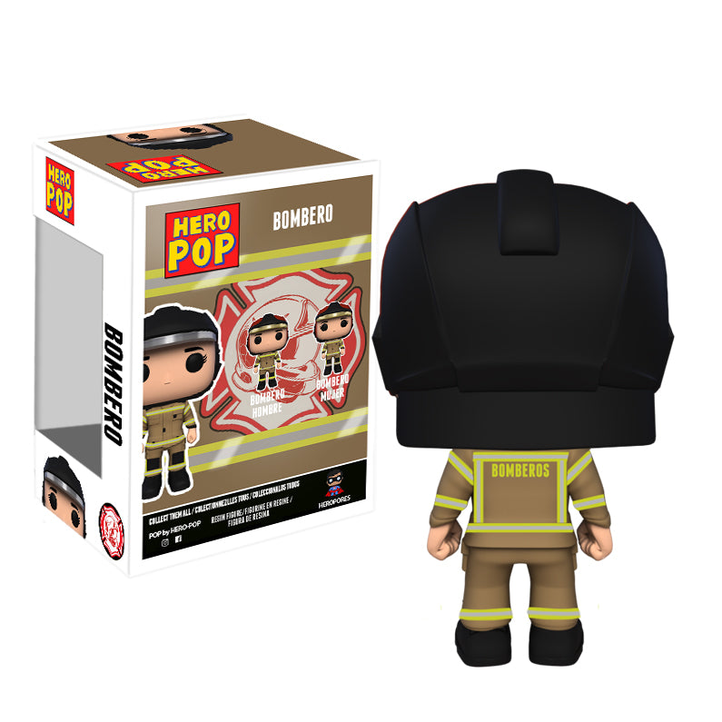 Hero Pop Bombero Marrón Mujer