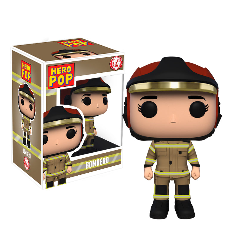 Hero Pop Bombero Marrón Mujer