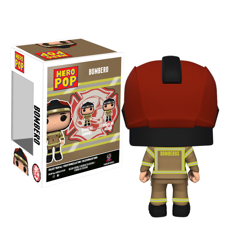 Hero Pop Bombero Marrón Mujer