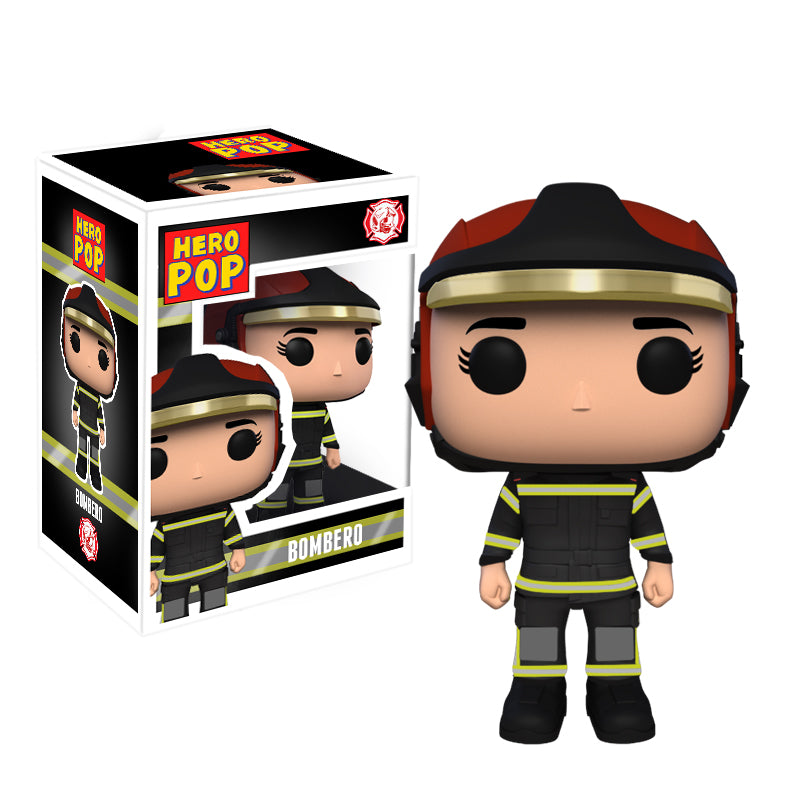 Hero Pop Bombero Negro Mujer