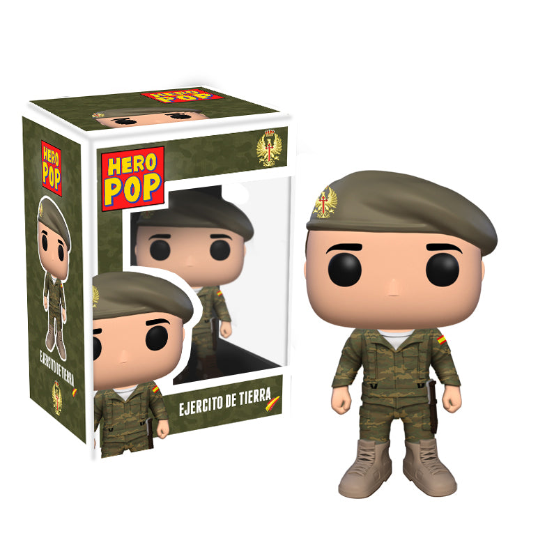 Hero Pop Ejército de Tierra Boina Camuflaje Hombre