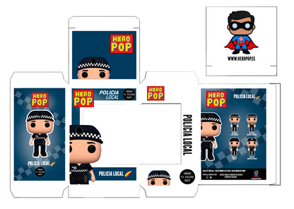 Hero Pop Policía Local Clásico Hombre
