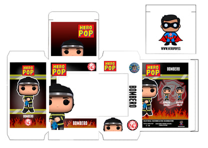 Hero Pop “Fénix” Edición Especial Bombero Negro Mujer
