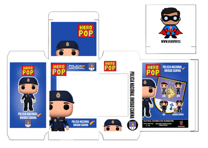 Hero Pop Policía Nacional Unidad Canina Hombre