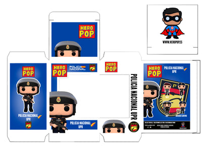 Hero Pop Policía Nacional UPR Casco Hombre