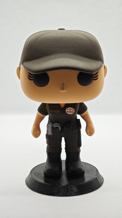 Hero Pop Vigilante de Seguridad Marrón Mujer
