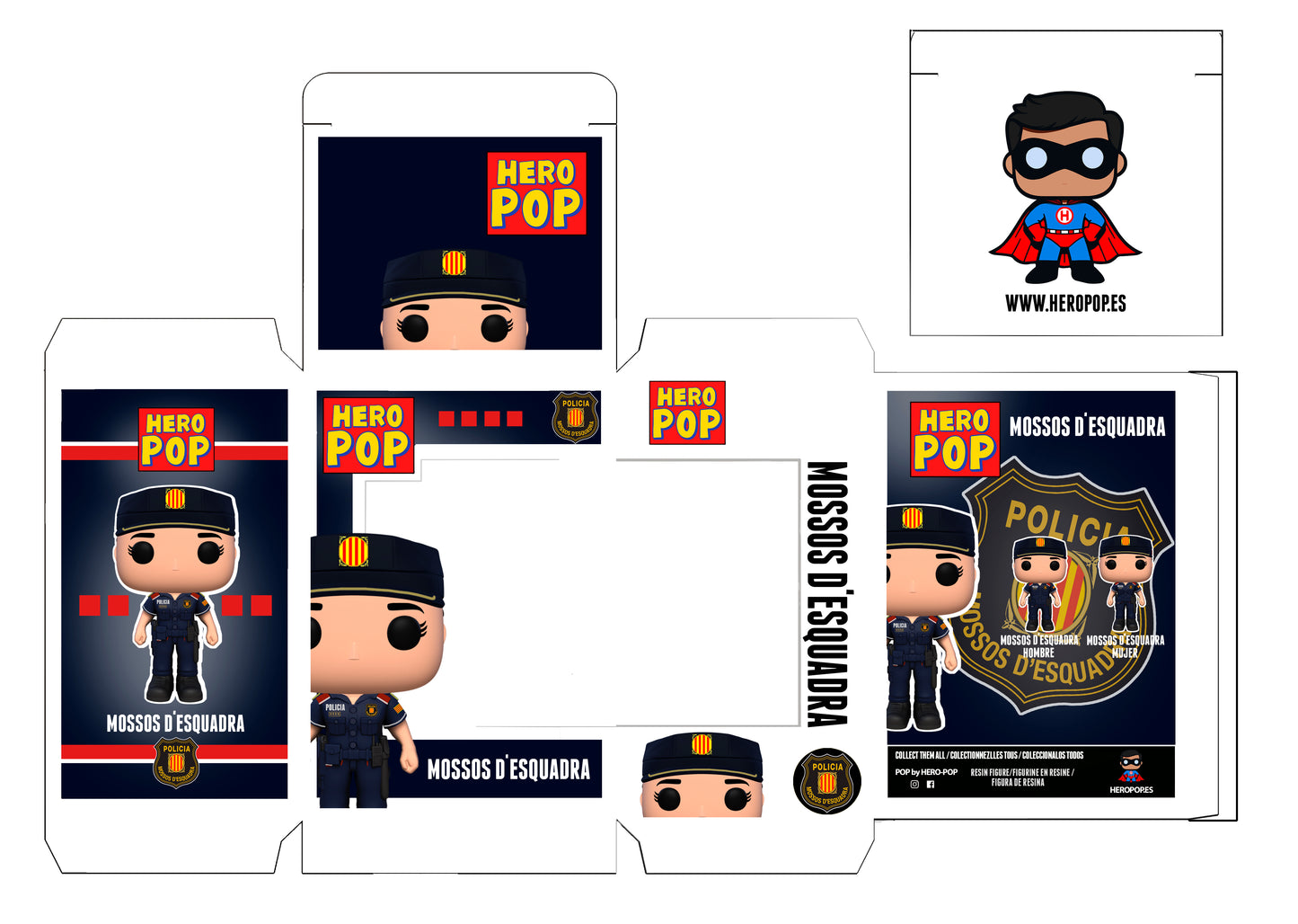 Hero Pop Mossos D'esquadra Mujer