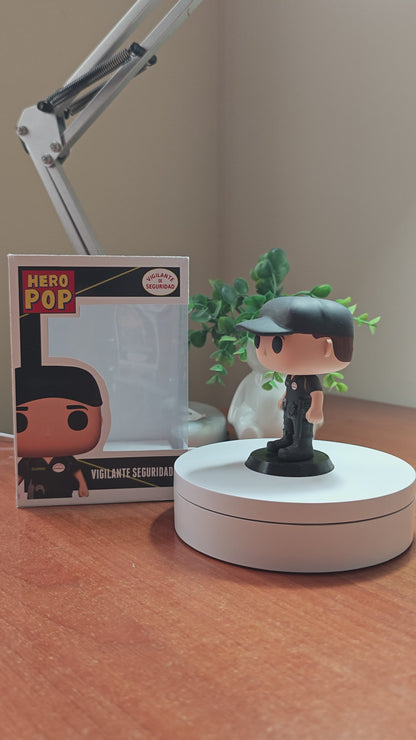 Hero Pop Vigilante de Seguridad Negro Hombre