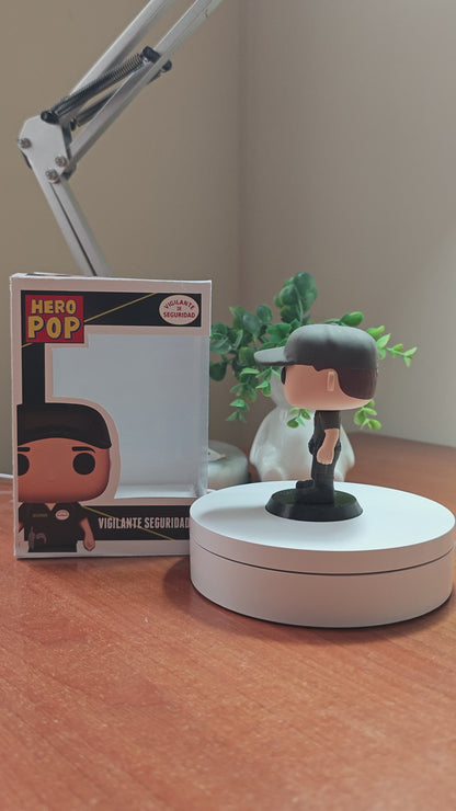 Hero Pop Vigilante de Seguridad Marrón Hombre