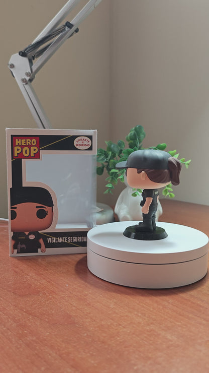 Hero Pop Vigilante de Seguridad Negro Mujer